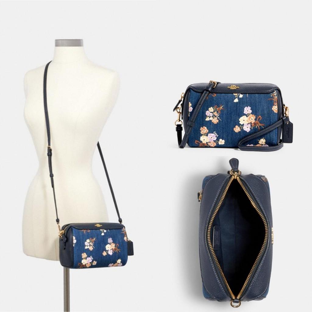 Coach Bennett Crossbody With Painted Floral Box Print