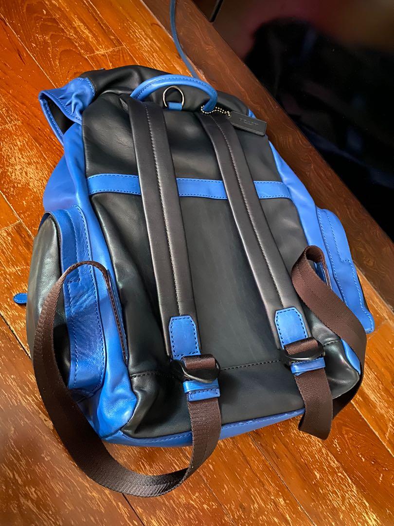 Coach backpack deals mens blue