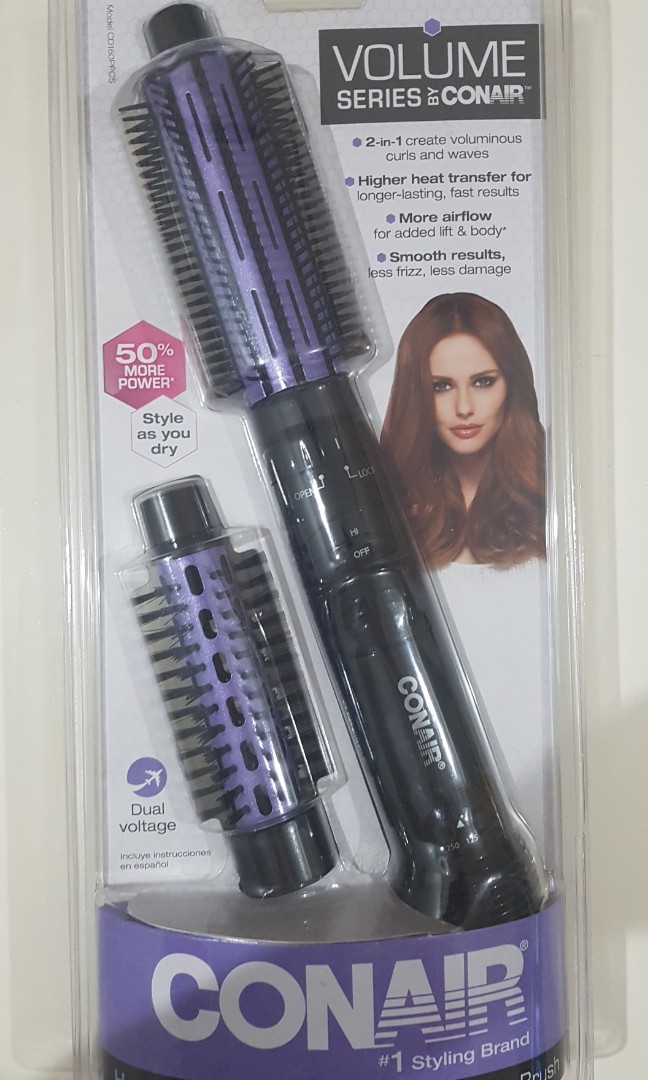 Conair 2 in 1 Hot Air Brush Beauty Personal Care Hair on Carousell