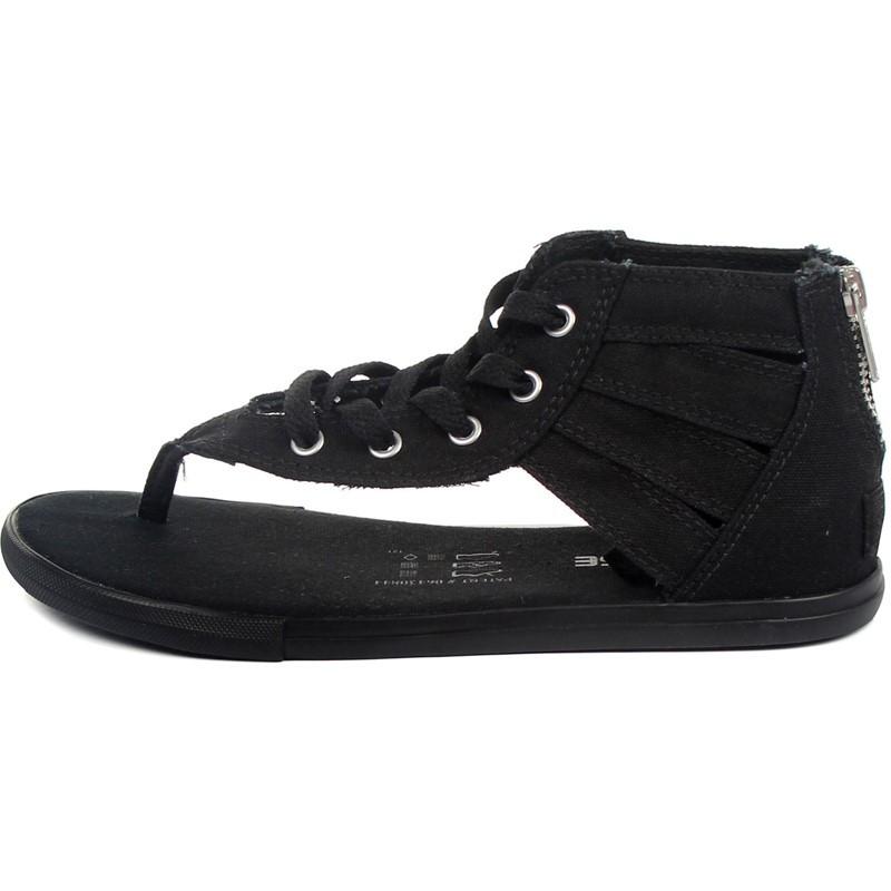 Converse gladiator sandals black deals