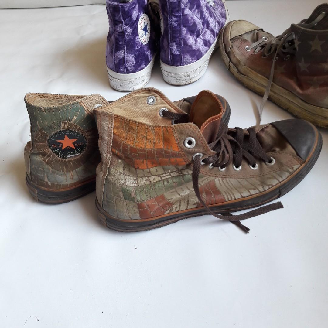 Converse Brown Japan Market Fesyen Pria Sepatu Sneakers Di Carousell