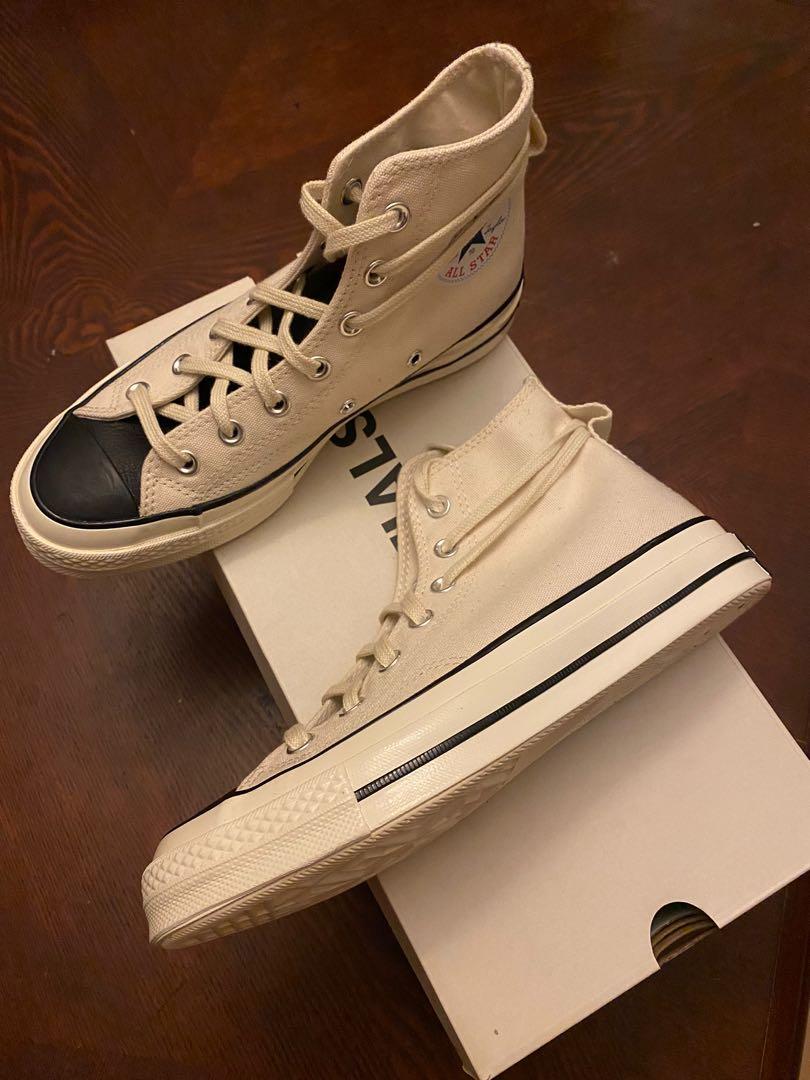 Converse x Fear Of God FOG Essentials Chuck 70 Hi Men s Fashion Footwear Sneakers on Carousell