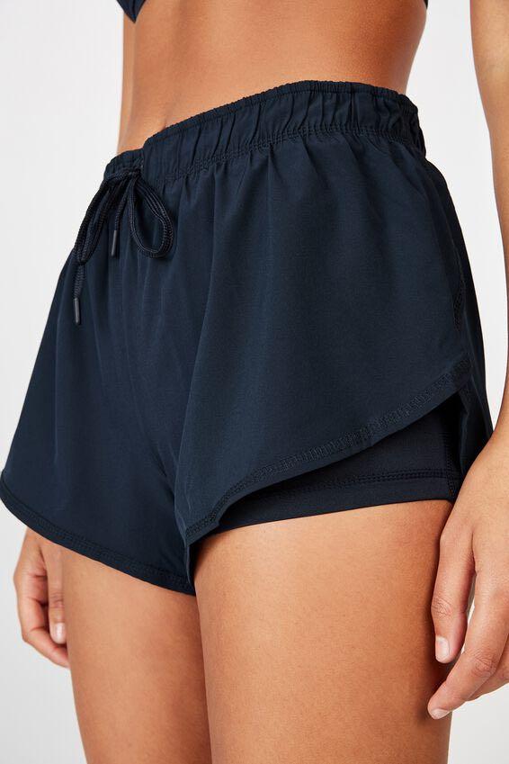 Cotton On Move Jogger Shorts XS Navy Black Women s Fashion Activewear on Carousell