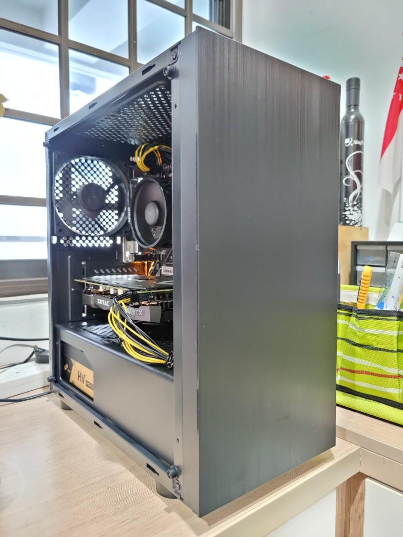 custom pc featuring Intel i5 10400 with nvidia rtx 2060