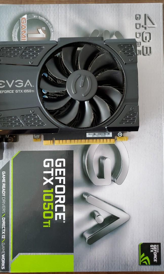 Evga Nvidia Geforce Gtx 1050ti 4gb Electronics Computer Parts Accessories On Carousell