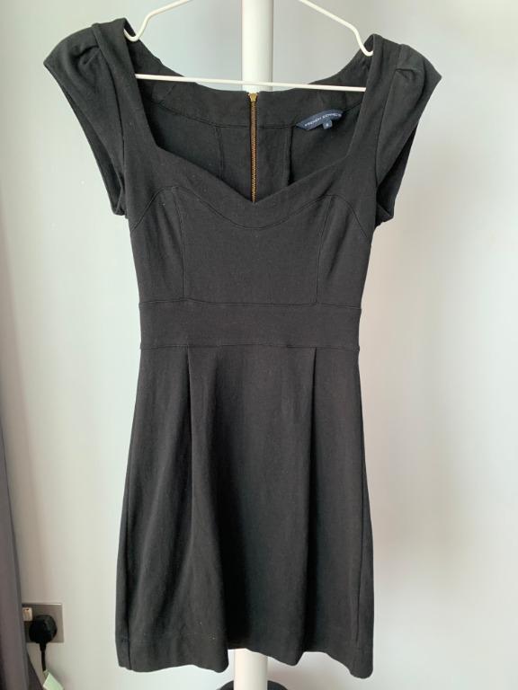 little black dress with cap sleeves