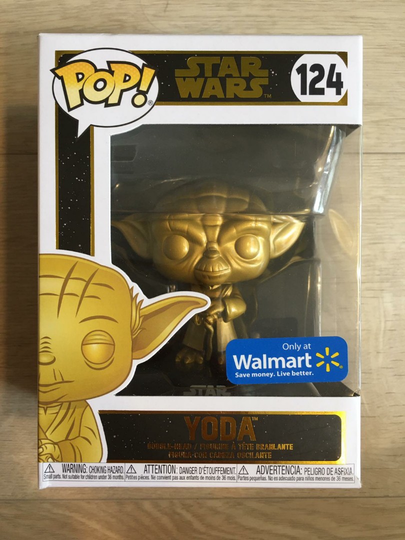 Funko pop gold yoda sales
