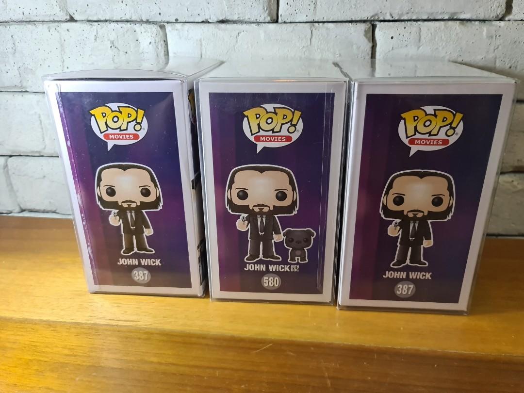 Funko pop john wick set of 3 (Category: Designer & Blind Box Toys) located in Manila. Submitted by popster21 (Listing ID 1019206831, Image 3). Description: Brand new funko pop noob protector included Box condition 9.5/10 Meetup only the below list.. Pament method: cod or bdo online, gcash payment Delivery is ok but buyers own expense Pm for more inquiry.