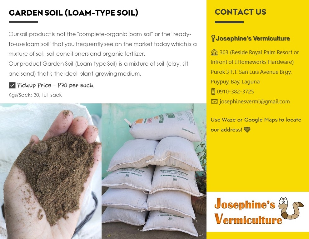 Garden Soil Loam Type Soil Gardening Garden Tools Supplies On Carousell