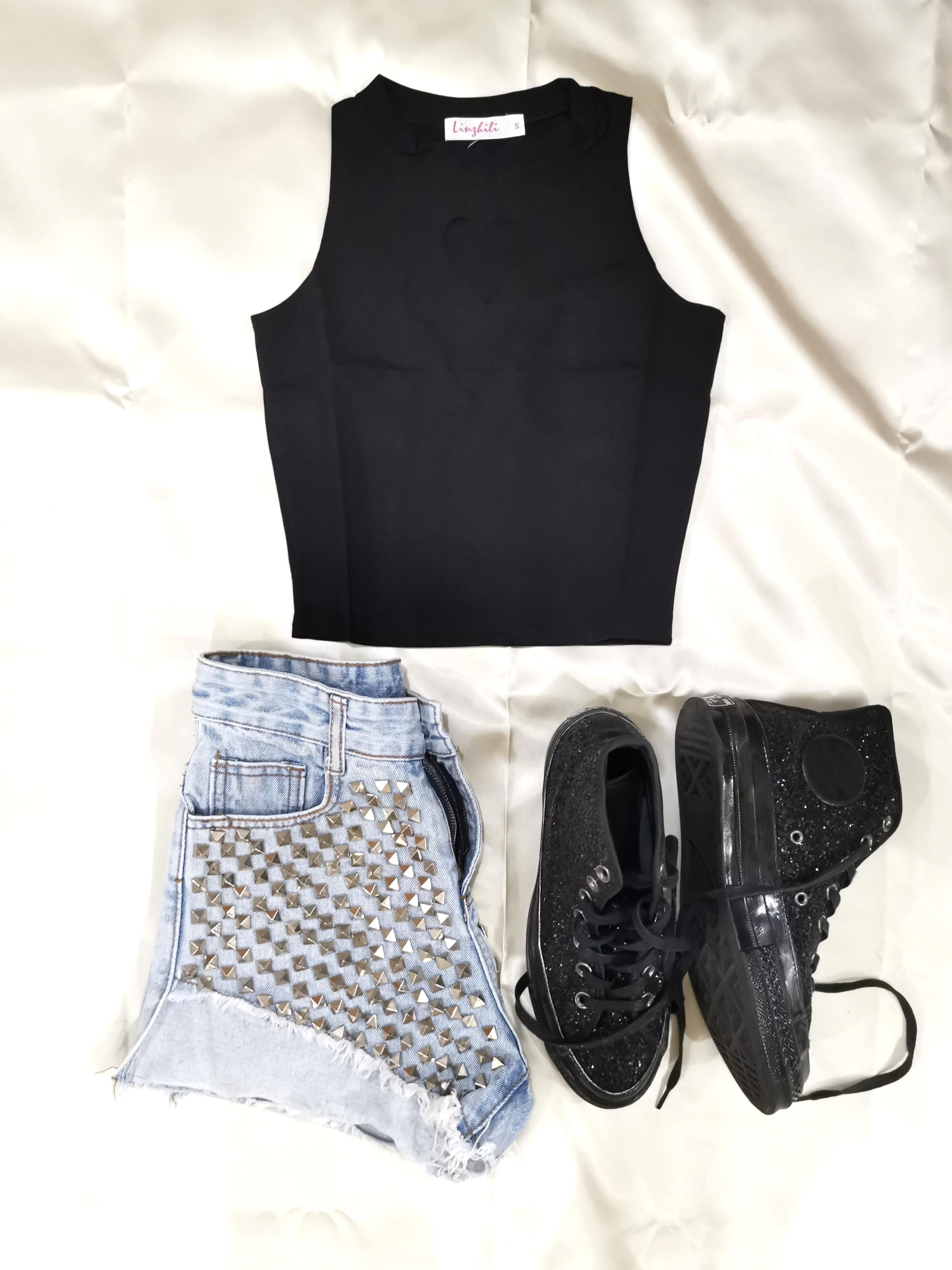 heart cut out top
