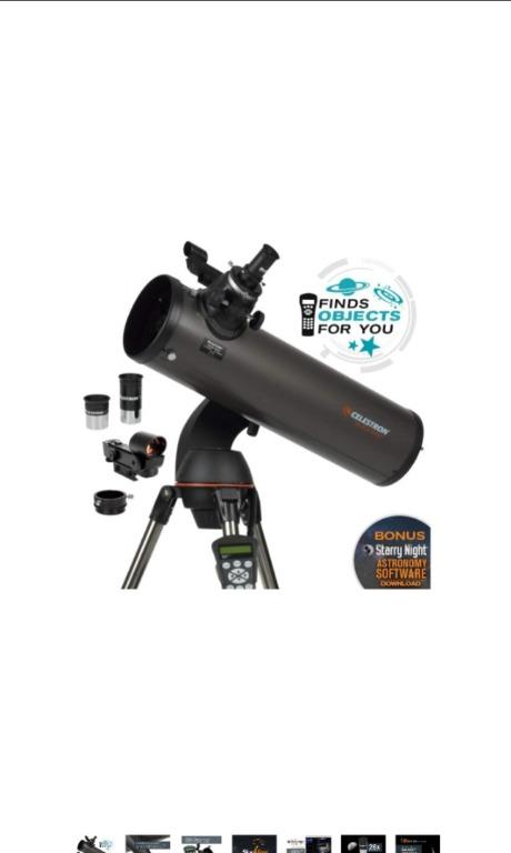 HOT) Celestron NexStar 130 SLT Computerized Computerised Automatic Planet  Star Finding Searching Telescope, Everything Else on Carousell