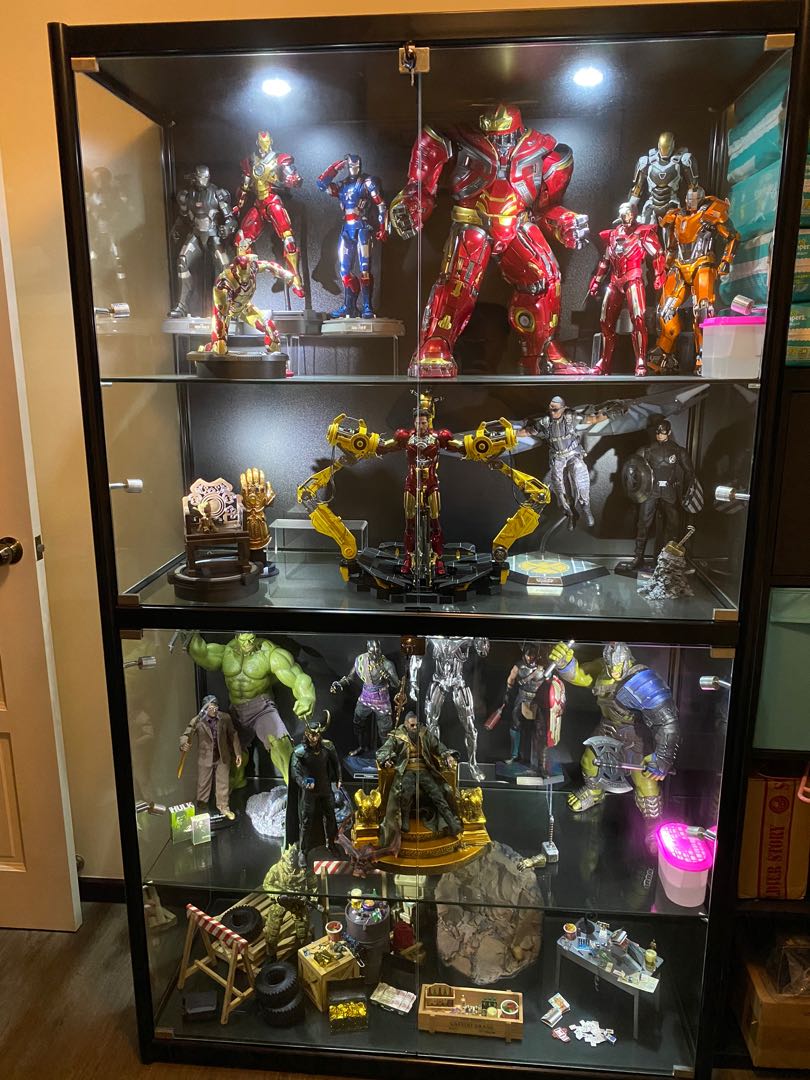 Hot toys display cabinet Hobbies Toys Toys Games on Carousell