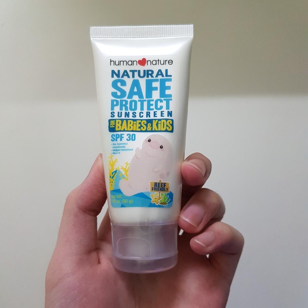 Human nature sunblock for hot sale babies