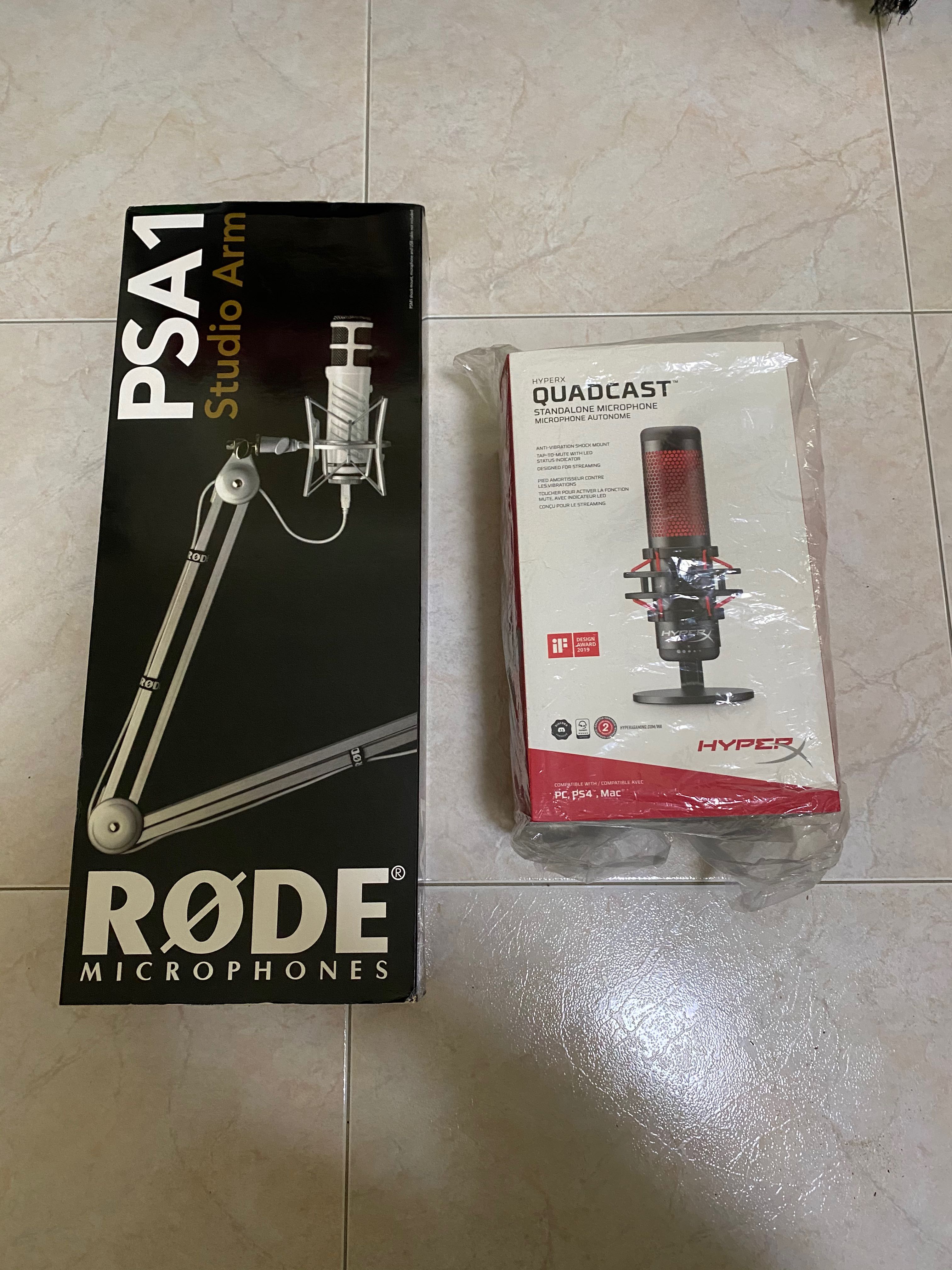 hyperx quadcast rode psa1