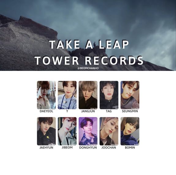 Interest Check] Golden Child Take A Leap Tower Records PC ...