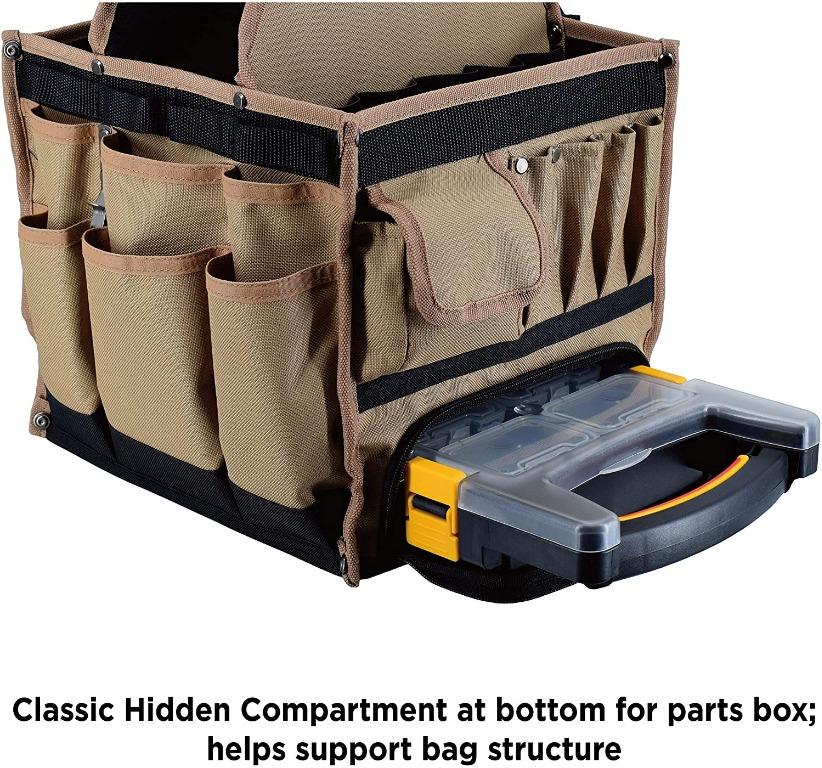 Jackson Palmer Extra Large 11” Tool Tote Carrier, 28 Pockets with