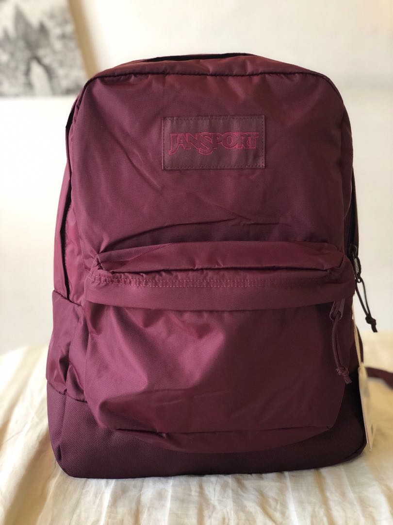 Original Jansport Mono Superbreak Dried Fig 25L Women s Fashion