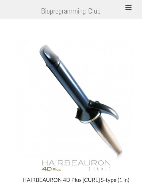 Japan s best selling hair iron HAIRBEAURON 4D plus L type 34mm