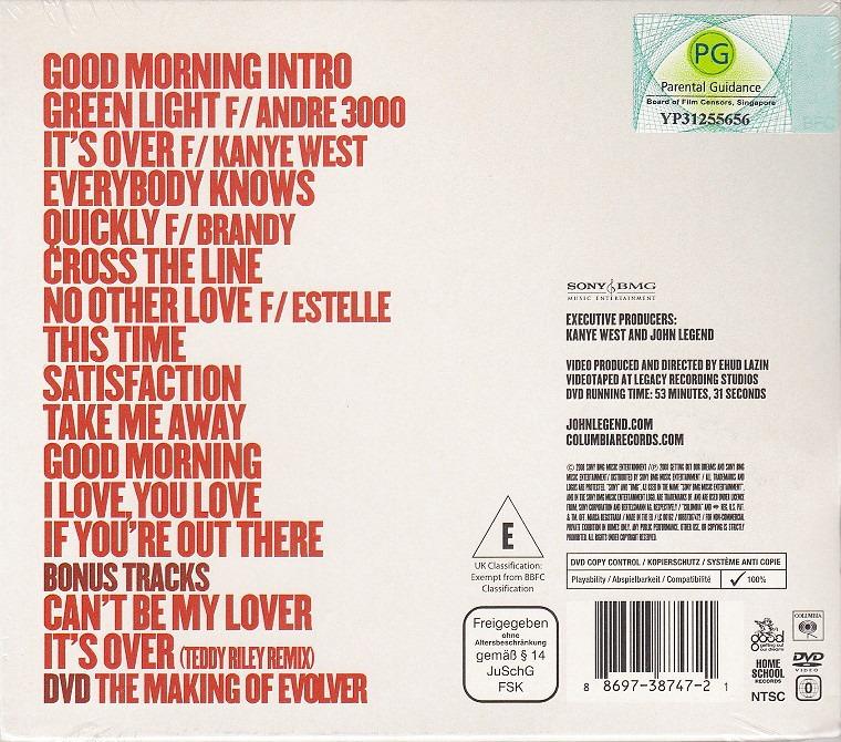 John Legend Evolver Cd Dvd Brand New Music Media Cds Dvds Other Media On Carousell