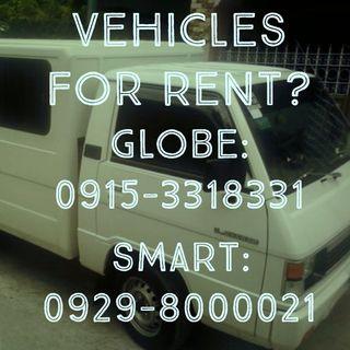 L300 FB For Rent Innova For Hire Other Vehicles Hiace Also Available