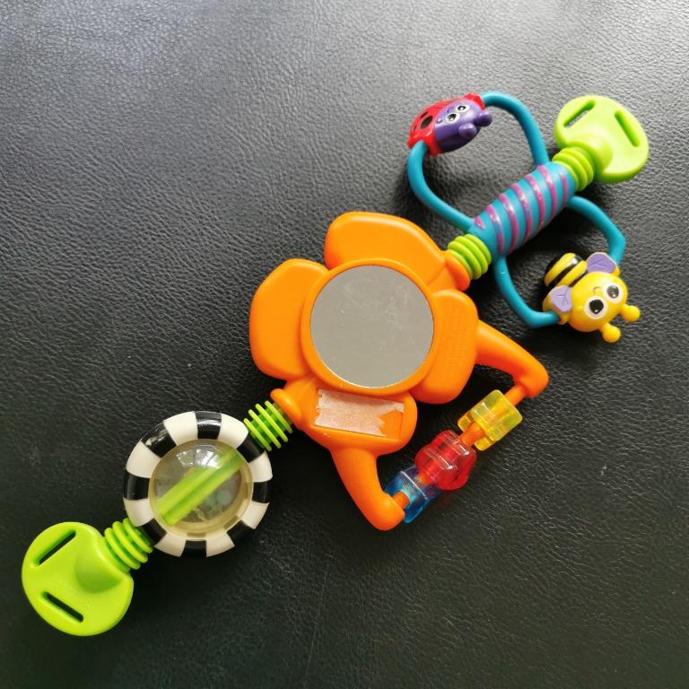 Lamaze Spin Rattle Go Baby Infant Car Seat Toy Bar Rattle Flower