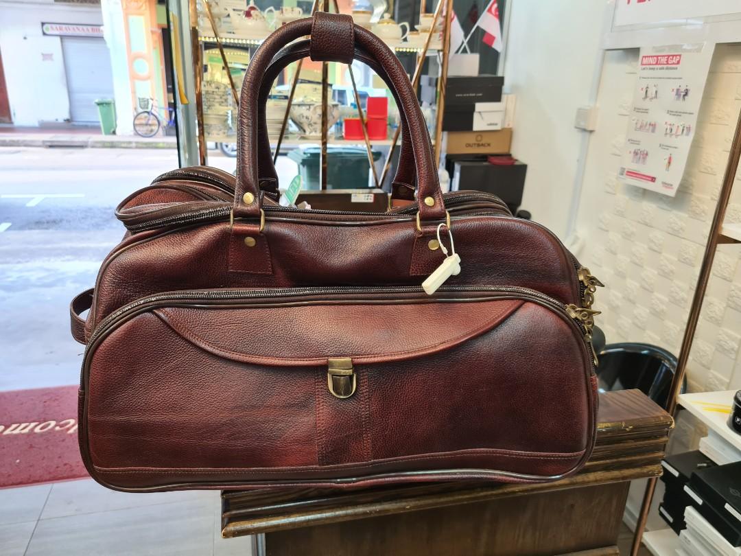 leather trolley bag