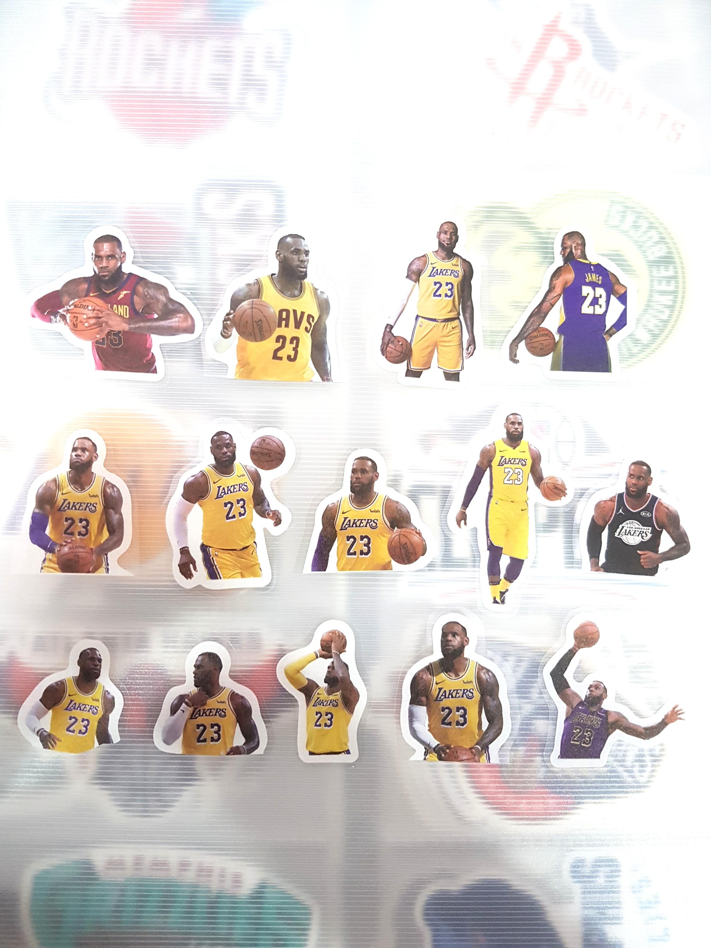 Lebron James Lbj La Lakers Nba Basketball Stickers Small Design Craft Art Prints On Carousell