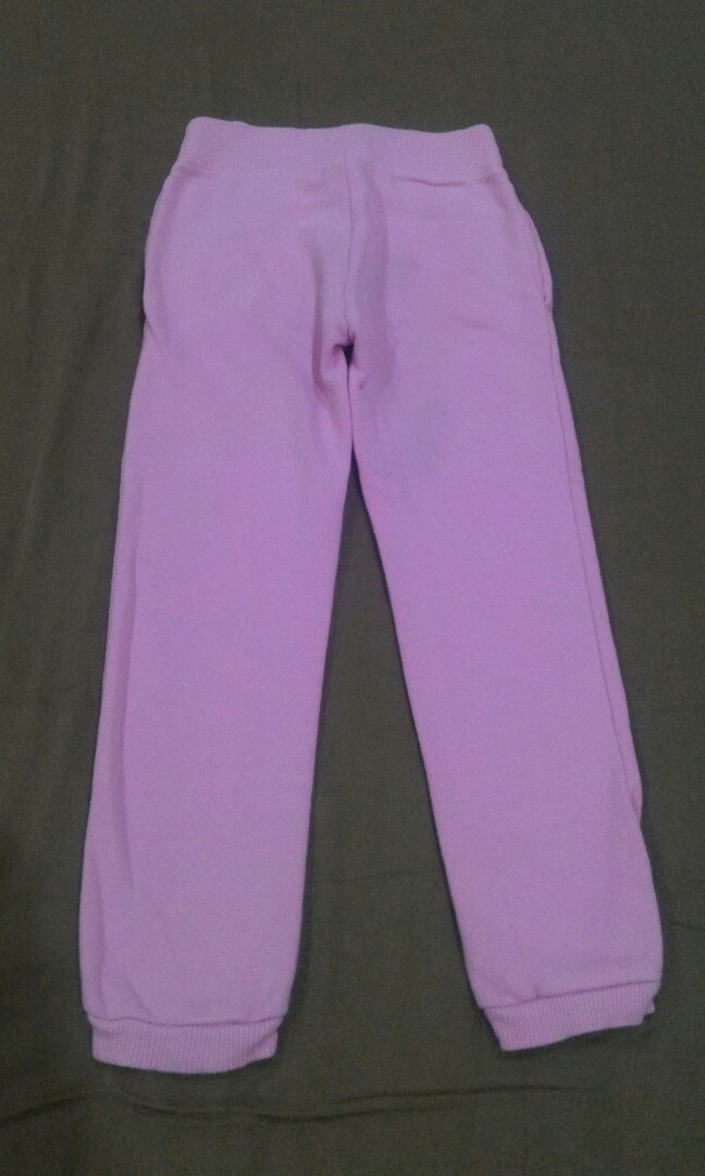pink jogging pants