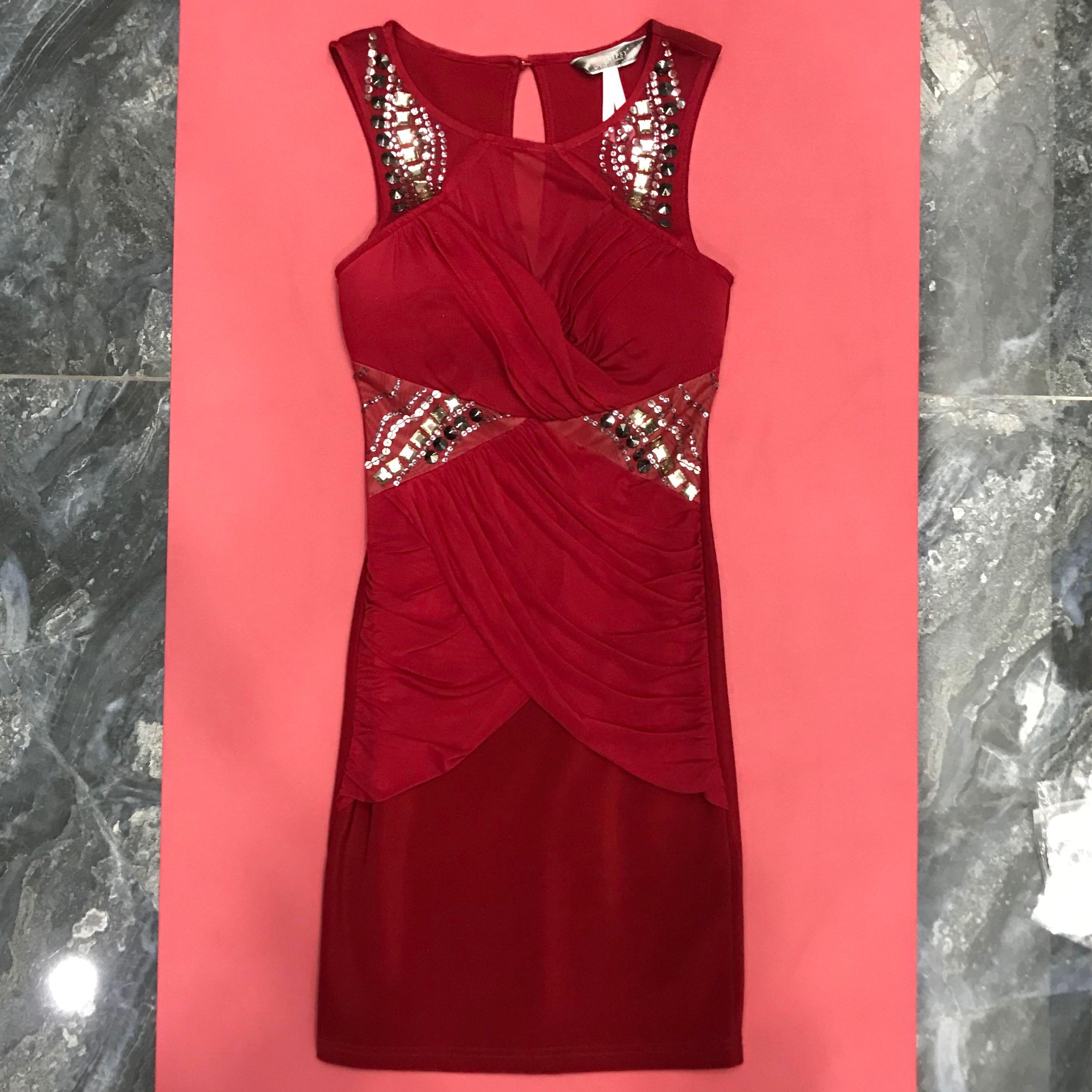 Lipsy London Red Bodycon Dress, Women's Fashion, Dresses & Sets, Dresses on  Carousell