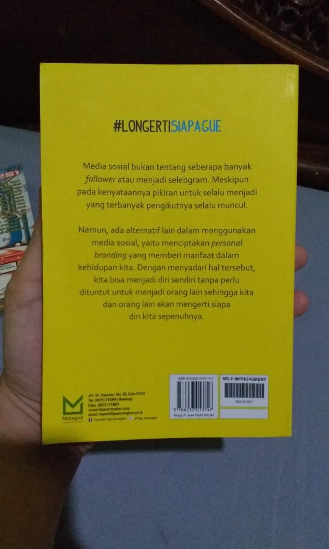 Lo Ngerti Siapa Gue Buku Alat Tulis Buku Di Carousell