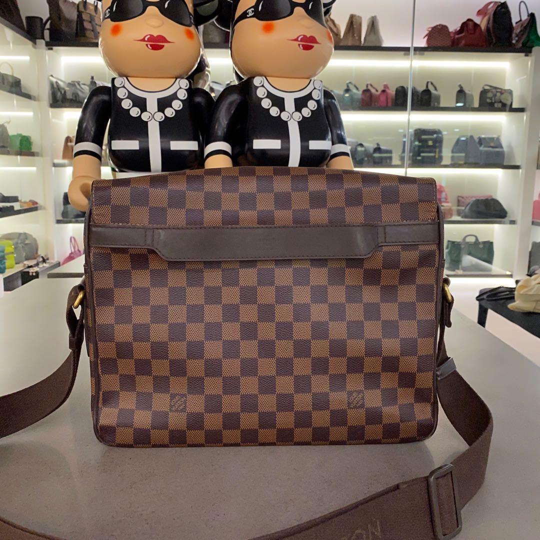 Louis Vuitton Damier Ebene Shelton MM Messenger Bag (SHF-ceHbG0) – LuxeDH
