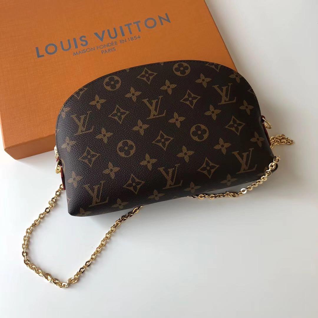 Louis Vuitton Women Brown Makeup Bag One Size  eBay