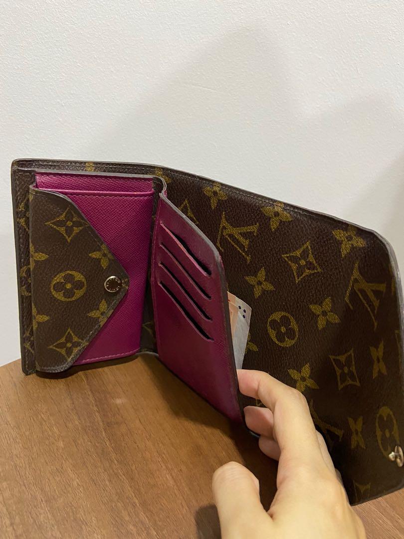 Authentic Louis Vuitton Fuchsia Marie-Lou Compact Wallet