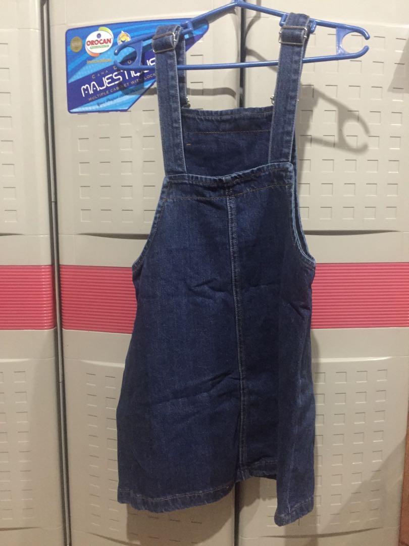 MANGO DENIM OVERALLS, Women's Fashion, Maternity wear on Carousell