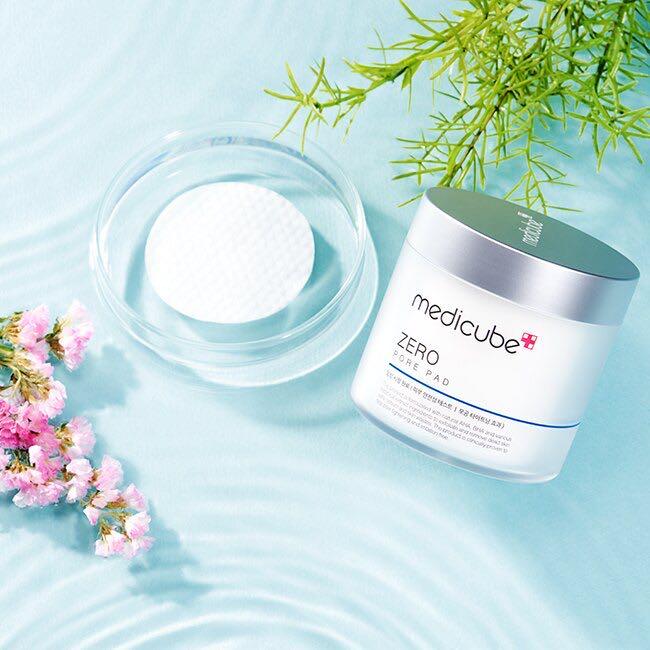 現貨medicube收毛孔去角質清潔棉 美容 化妝品 皮膚護理 Carousell