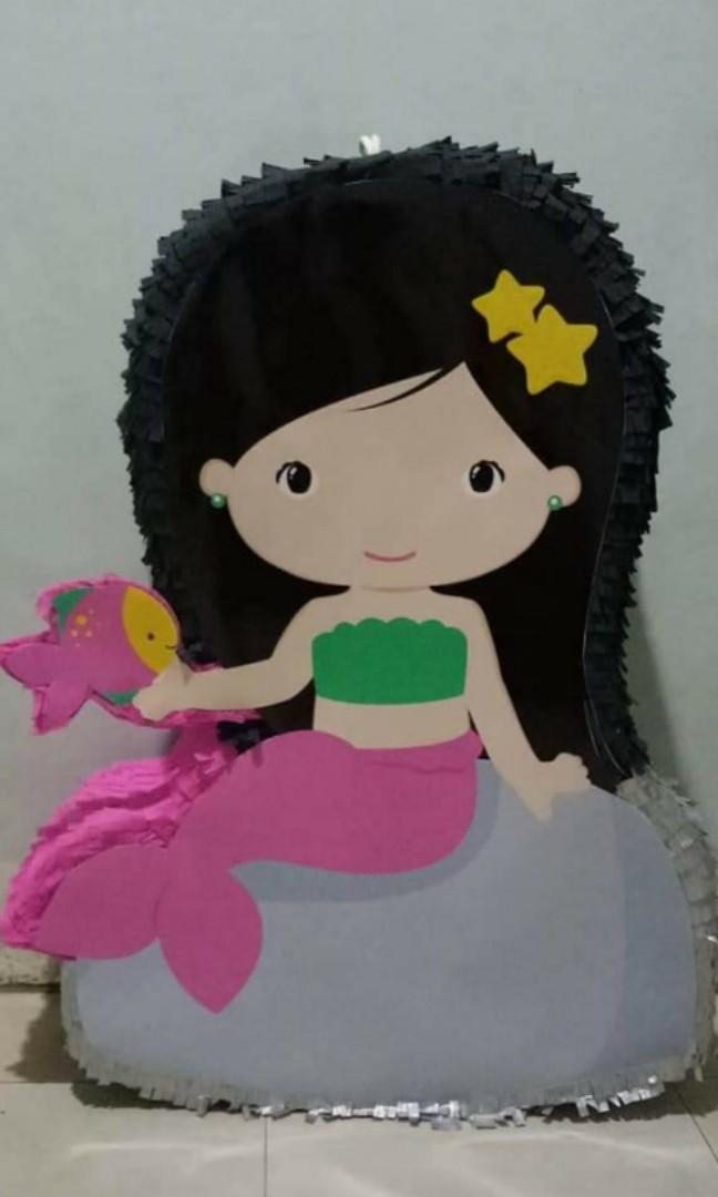 amscan 10119920 9903248 Pinata Be a Mermaid Toy Multicoloured