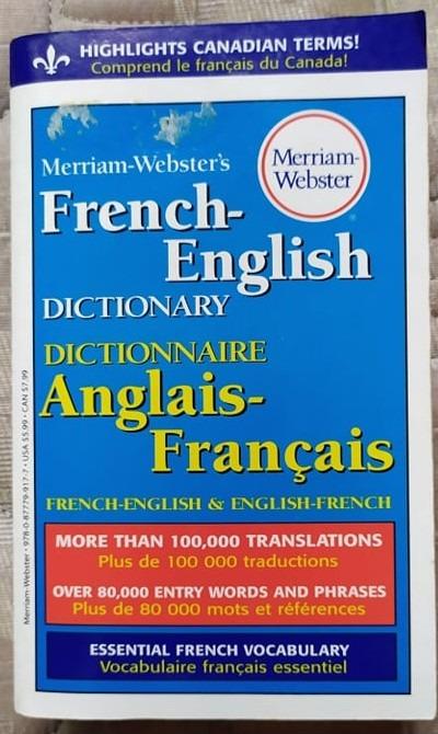 Merriam Webster French English Bilingual Dictionary Books Books On Carousell