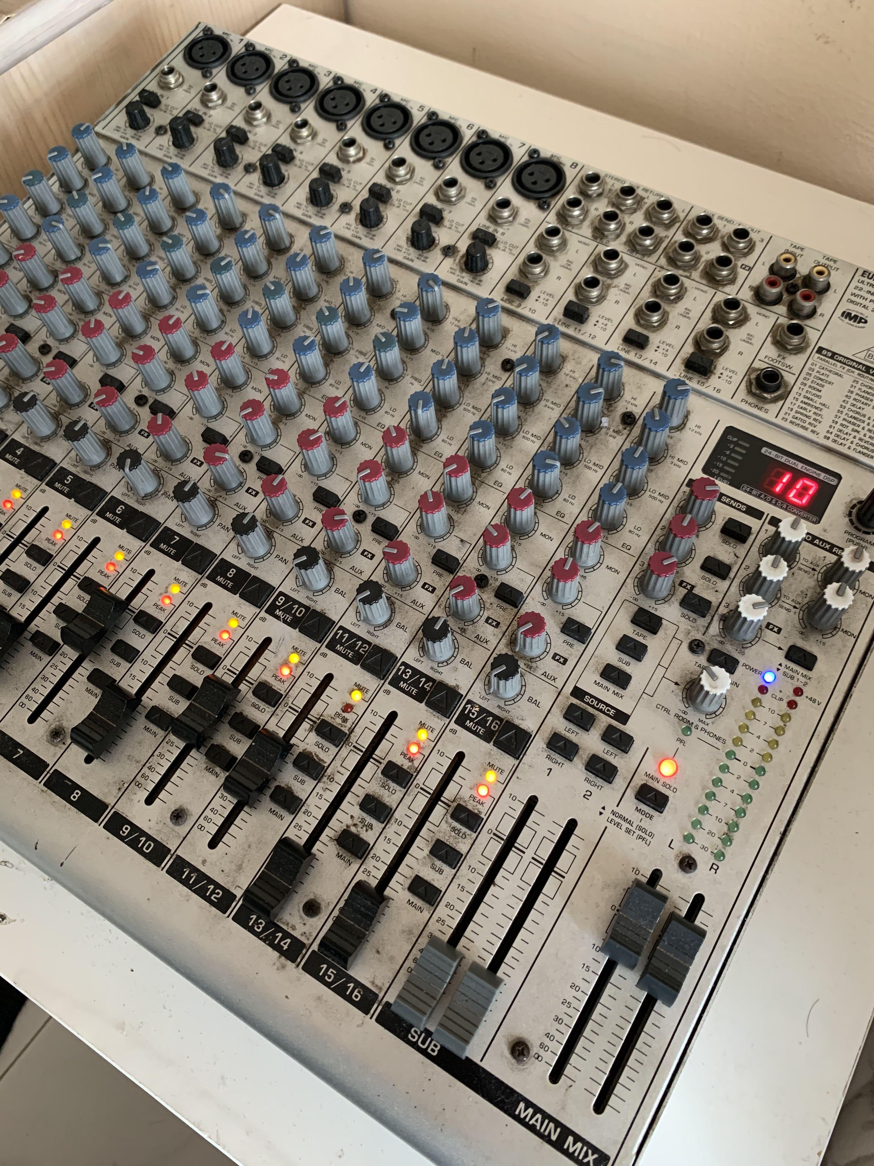 Mixer Behringer Eurorack UB2222FX-PRO, Audio, Portable Audio 