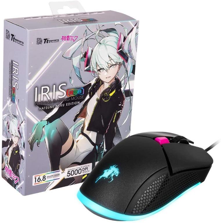 Mouse Ttesports Iris Optical Rgb Miku Edition Computers Tech Parts Accessories Mouse Mousepads On Carousell