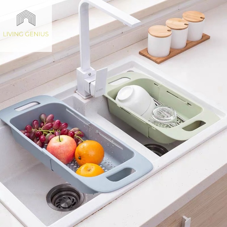 Multi Purpose Retractable Extendable Kitchen Sink Drainer ...