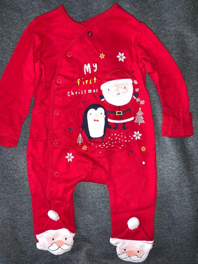 my first christmas sleepsuit