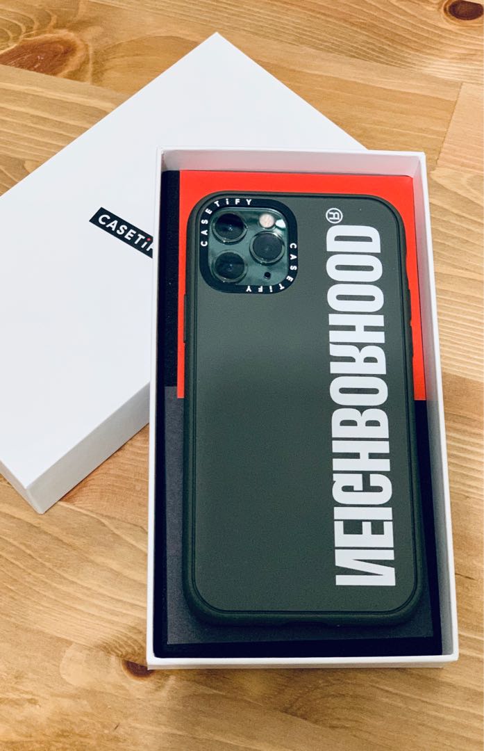 NEIGHBORHOOD x CASETiFY iphone 11 pro, 手提電話, 手機, iPhone