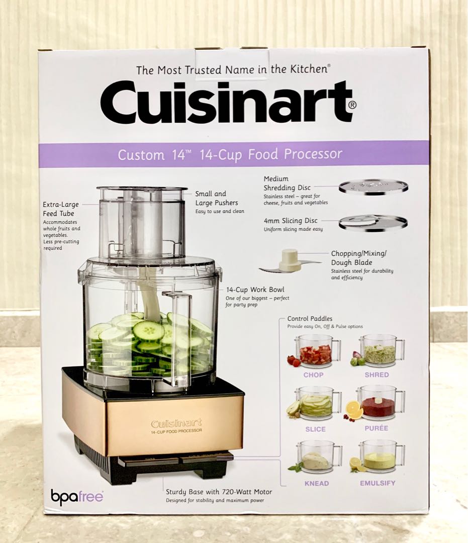 NEW CUISINART 14 CUP FOOD PROCESSOR GIFT FROM USA!, Furniture  Home  Living, Kitchenware  Tableware, Food Organisation  Storage on Carousell