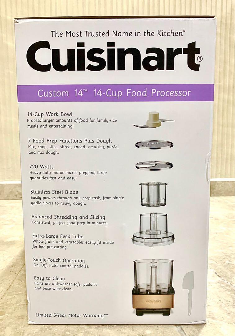cuisinart food processor 14 cup work bowl