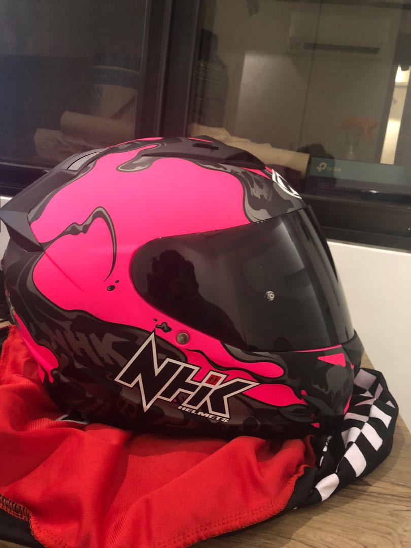 Nhk Race Pro Magma Pink Motorbikes Motorbike Parts Accessories Helmets And Other Riding Gears On Carousell Nhk Race Pro Magma Pink Motorbikes Motorbike Parts Accessories Helmets And Other Riding Gears On Carousell