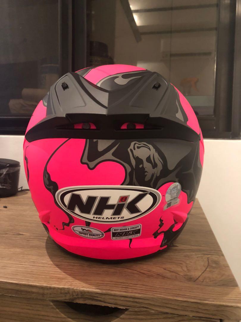 Nhk Race Pro Magma Pink Motorbikes Motorbike Parts Accessories Helmets And Other Riding Gears On Carousell Nhk Race Pro Magma Pink Motorbikes Motorbike Parts Accessories Helmets And Other Riding Gears On Carousell
