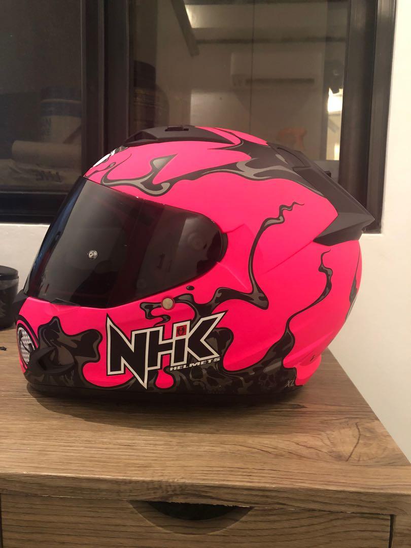 Nhk Race Pro Magma Pink Motorbikes Motorbike Parts Accessories Helmets And Other Riding Gears On Carousell Nhk Race Pro Magma Pink Motorbikes Motorbike Parts Accessories Helmets And Other Riding Gears On Carousell