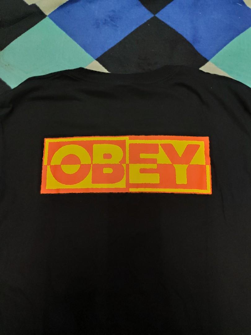 Obey Ls T-Shirt, Men'S Fashion, Tops & Sets, Tshirts & Polo Shirts On  Carousell