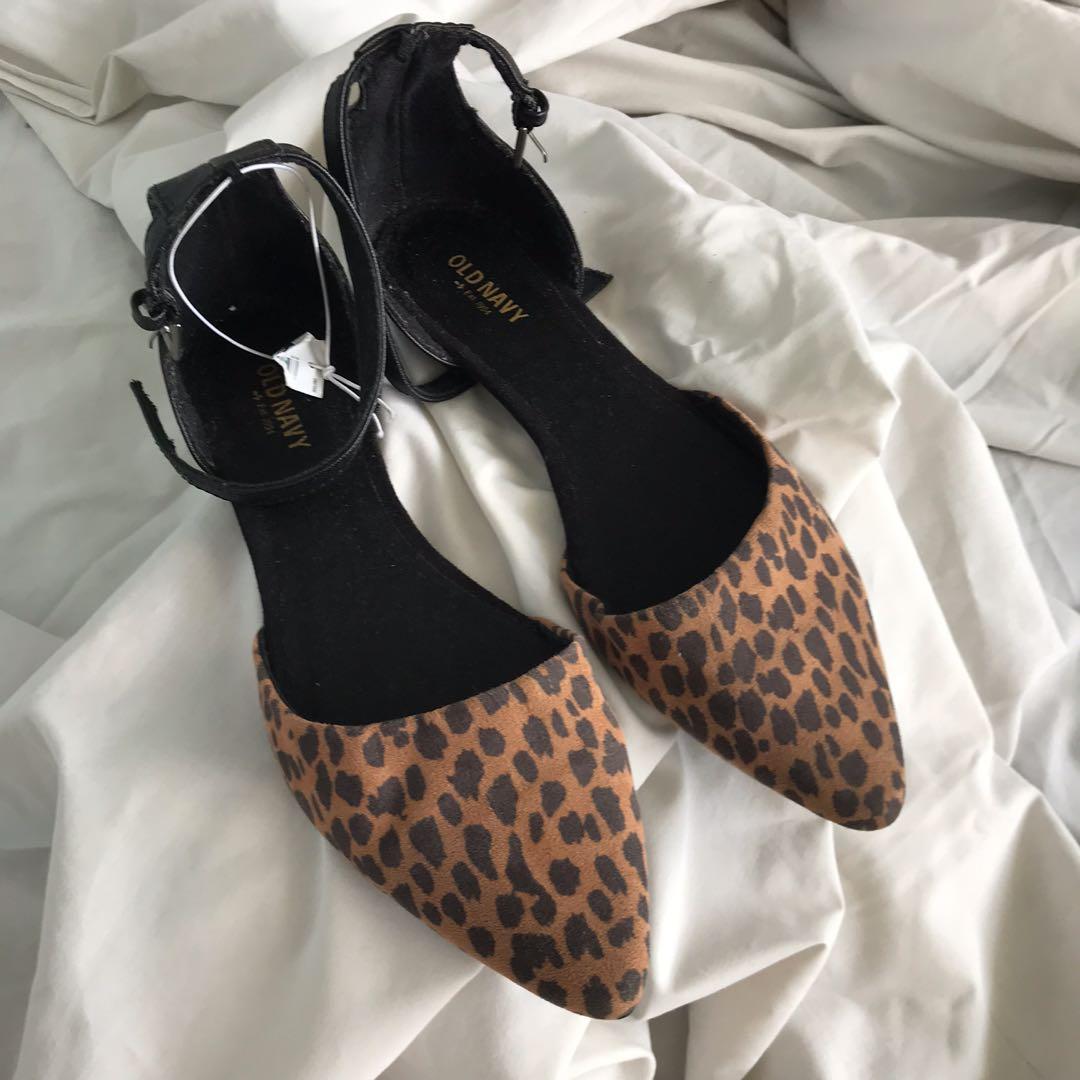 leopard flats old navy