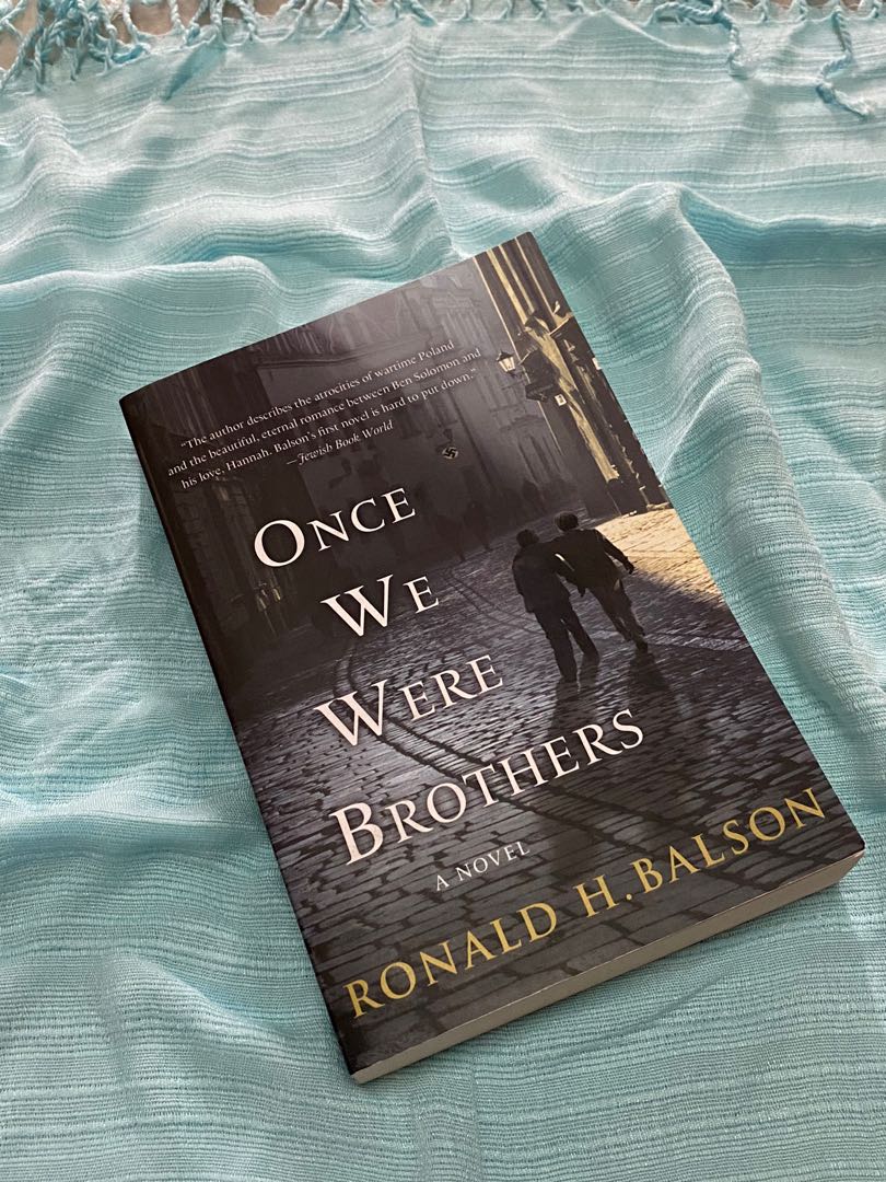 Once We Were Brothers By Ronald H Balson Books Stationery